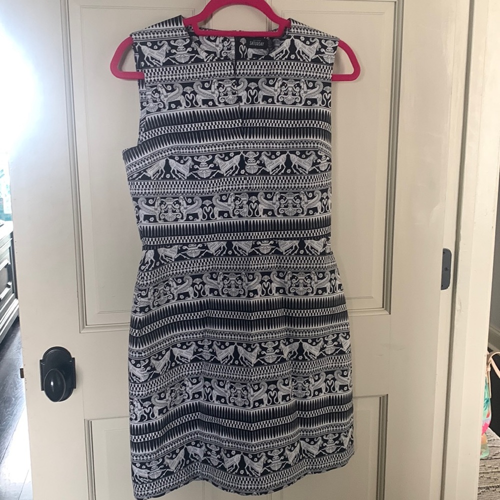 Kate Spade Saturday Egyptian print sheath dress Size 6